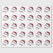 Kersthonkbal Cadeaupapier (Vlak)