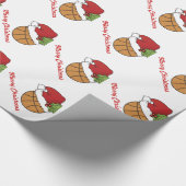 Kersthonkbal Cadeaupapier (Hoek)