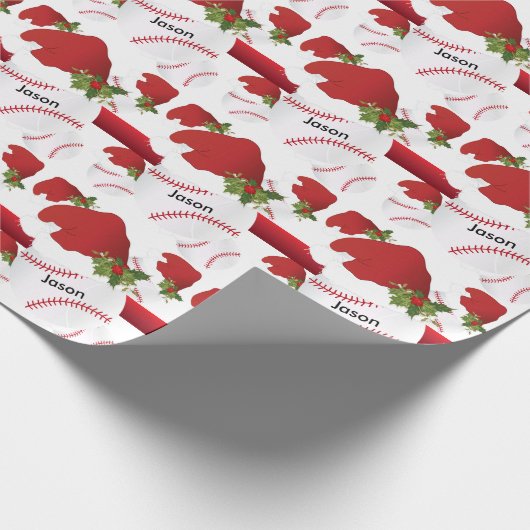 Kersthonkbal | DIY-tekst Cadeaupapier (Hoek)