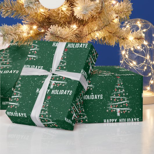 Kersthonkbal en rode sokken cadeaupapier (Feestdagen)