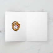 Kersthonkbal Feestdagen Kaart (Binnen)