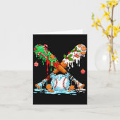 Kersthonkbal Ijs Drip Snoep Speldag B Kaart (Gele Bloem)