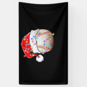 Kersthonkbal kerstbal kerstkerstbal kerstmis spandoek (Verticaal)