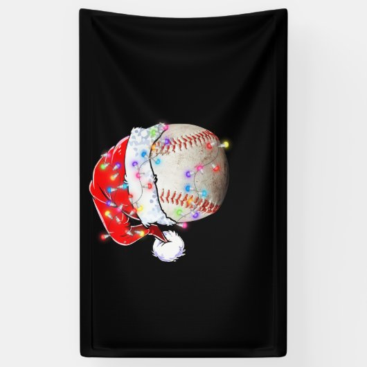 Kersthonkbal kerstbal kerstkerstbal kerstmis spandoek (Verticaal)