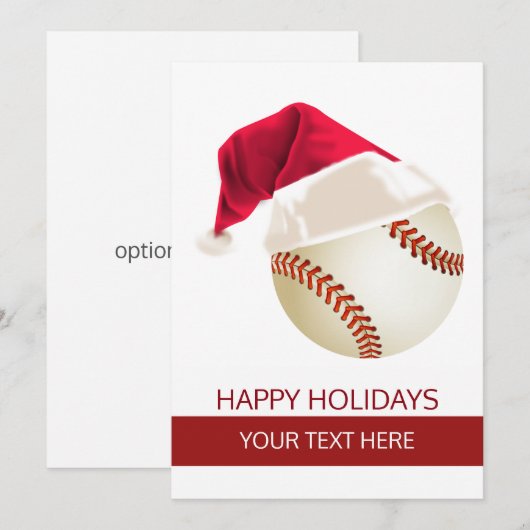 Kersthonkbal Kogelkerstkaarten Feestdagenkaart (Voorkant / Achterkant)