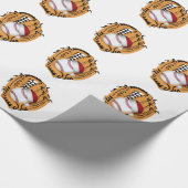 Kersthonkbal Mitt en Ball Cadeaupapier (Hoek)