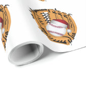 Kersthonkbal Mitt en Ball Cadeaupapier (Rol Hoek)