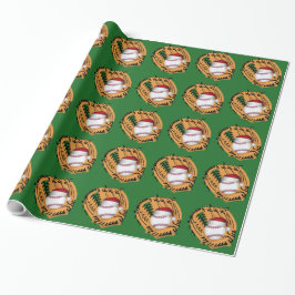 Kersthonkbal Mitt en Ball Cadeaupapier