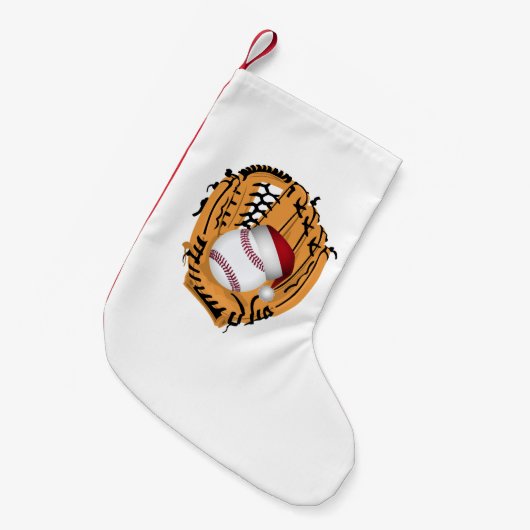 Kersthonkbal Mitt en Ball Kleine Kerstsok (Voorkant (Hangend))
