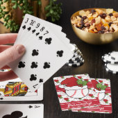 Kersthonkbal Pokerkaarten (Insitu)