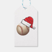 Kersthonkbal Santa Hat Cadeaulabel (Voorkant)