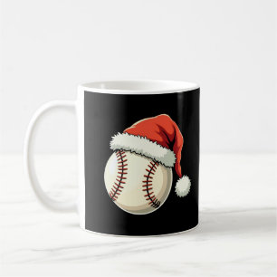 Kersthonkbal Santa Hat Funny Sport Xmas Koffiemok