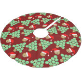 Kersthonkbal Santa Hats Kerstboom Rok (Gekanteld)