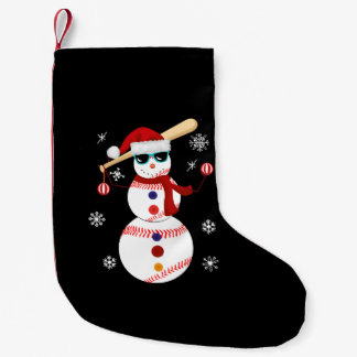 Kersthonkbal Snowman Santa Hat Gift Kleine Kerstsok
