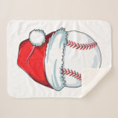 Kersthonkbal voor kinderen Mannen kerstbal Sherpa Deken (Voorkant (horizontaal))