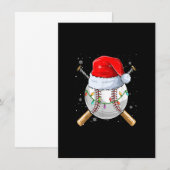 Kersthonkbalbal kerstbal kerstkerstmis kaart (Voorkant / Achterkant)