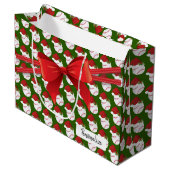 Kersthonkbalpatroon - Groot Groot Cadeauzakje (Voorkant Gekanteld)