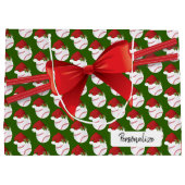 Kersthonkbalpatroon - Groot Groot Cadeauzakje (Achterkant)