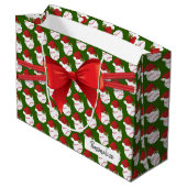 Kersthonkbalpatroon - Groot Groot Cadeauzakje (Achterkant Gekanteld)