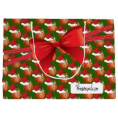 Kersthonkbalpatroon - Groot Groot Cadeauzakje (Achterkant)
