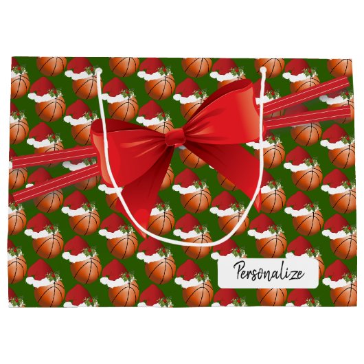 Kersthonkbalpatroon - Groot Groot Cadeauzakje (Achterkant)