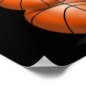 KersthonkbalShirt - Basketball Snowman Poster (Hoek)