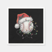 Kersthonkbalspeler voor kerstmis in Santa Sports Servet (Voorkant)