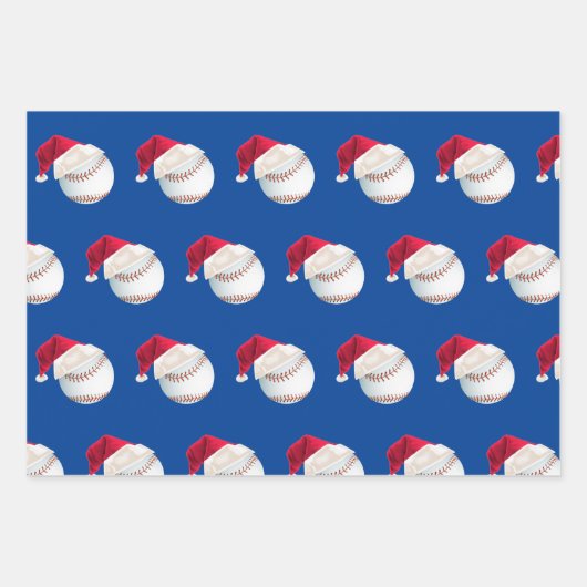 Kersthonkbalsport Santa Holiday Set Inpakpapier Vel (Voorkant 2)