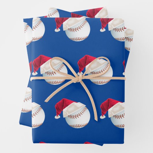 Kersthonkbalsport Santa Holiday Set Inpakpapier Vel (In situ)