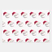 Kersthonkbalsport Santa Holiday Set Inpakpapier Vel (Voorkant 2)