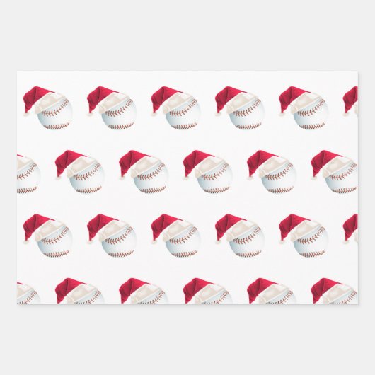 Kersthonkbalsport Santa Holiday Set Inpakpapier Vel (Voorkant 2)