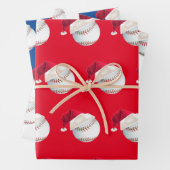 Kersthonkbalsport Santa Holiday Set Inpakpapier Vel (In situ)