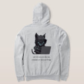 Kersthoodie voor katten eigenaar hoodie (Laag Achter)