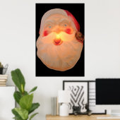 kersthoofd aangestoken poster (Thuiskantoor)