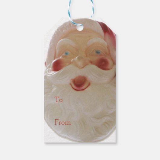 kersthoofd cadeaulabel (Achterkant)