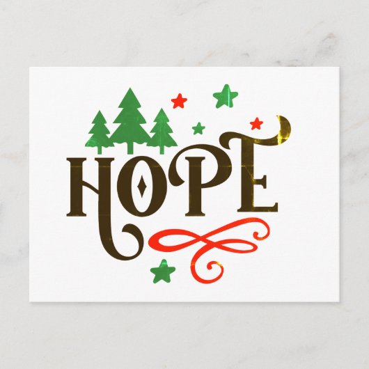 Kersthoop Briefkaart (Voorkant)