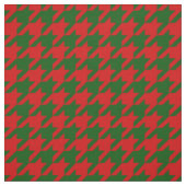 kersthoundstooth stof (Swatch)