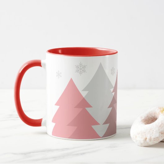 Kersthoutlanden koffiemok mok (Met donut)