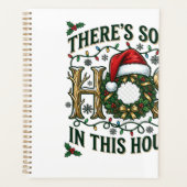 Kersthuis Kerstkrans Kerstmuts Lichtjes Planner (Voorkant)