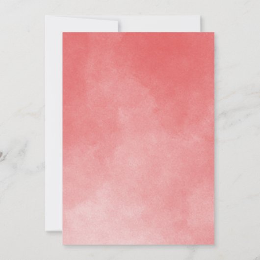 Kersthuis klassieke uitnodiging (Achterkant)