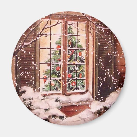 kersthuis magneet (Voorkant)