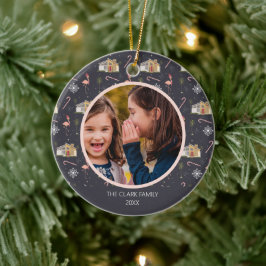 Kersthuis uit de Mideeuw Keramisch Ornament