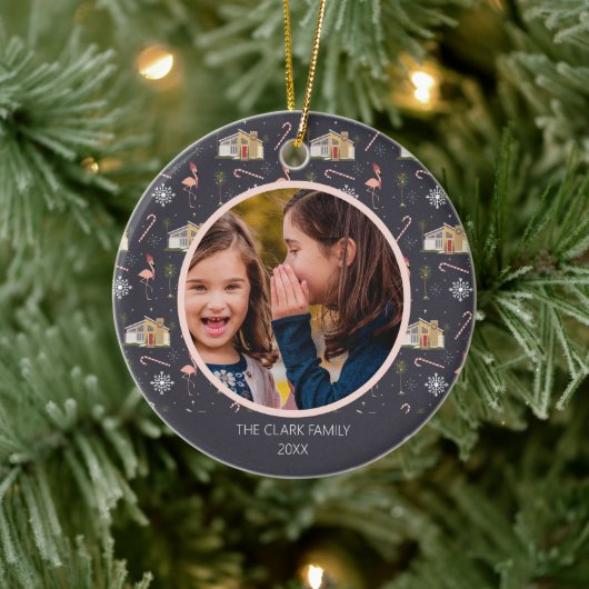 Kersthuis uit de Mideeuw Keramisch Ornament (Boom)