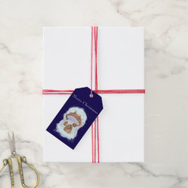 Kersthuis van de feeën cadeaulabel