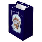 Kersthuis voor feeën medium cadeauzakje (Voorkant Gekanteld)