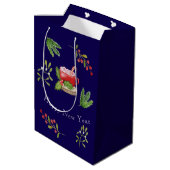 Kersthuis voor feeën medium cadeauzakje (Achterkant Gekanteld)