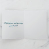 Kersthuis. vrolijk kerstfeest! feestdagenkaart kaart (Binnen)