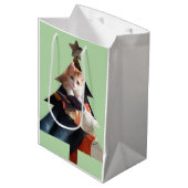 Kersthuisdierfoto medium cadeauzakje (Voorkant Gekanteld)