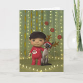 Kersthuisdiervriend Kaart (Voorkant)