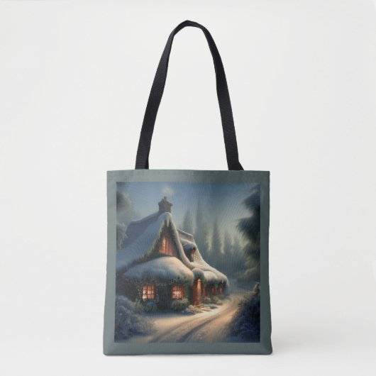Kersthuisje 3 tote bag (Voorkant)